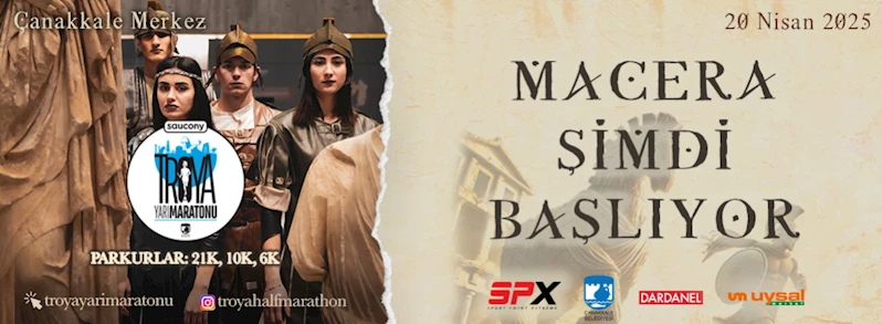 Troya Yarı Maratonu Heyecanına Sayılı Günler Kaldı