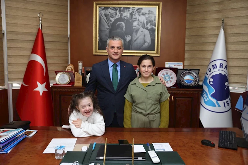 VİLAYETLER HİZMETLER BİRLİĞİ ÖZEL EĞİTİM OKULU ÖĞRENCİLERİMİZ BAŞKANIMIZI ZİYARET ETTİ