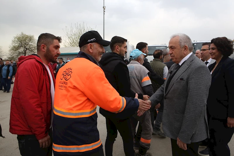 Nilüfer Belediyesi’nde geleneksel bayramlaşma