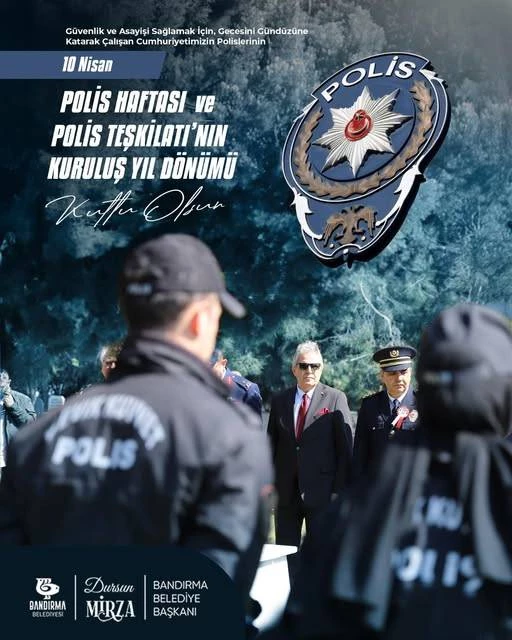 POLİS TEŞKİLATIMIZIN 180. KURULUŞ YILI KUTLU OLSUN