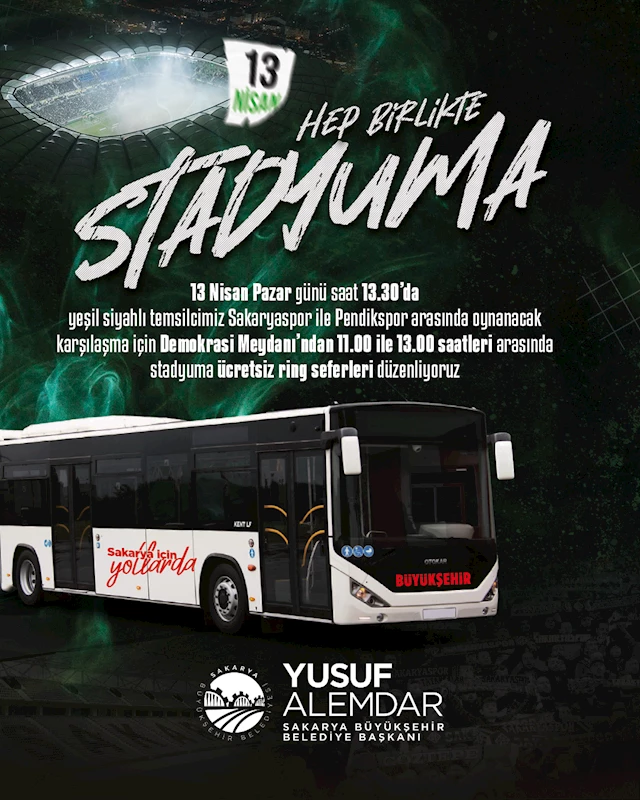 Hep birlikte stadyuma: Demokrasi Meydanı’ndan seferler düzenlenecek