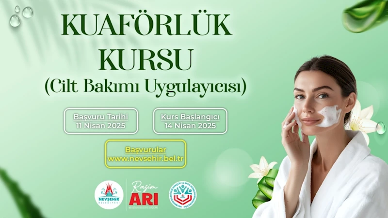 MEB Onaylı Kuaförlük Kursu (Cilt Bakımı Uygulayıcısı) Açılıyor