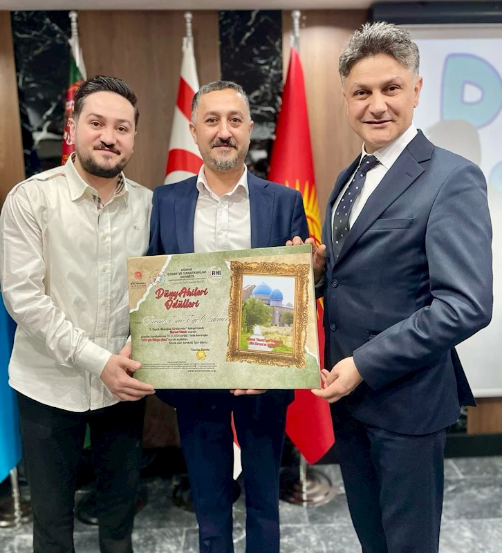 DÜNYA AHİLERİ ÖDÜLÜNÜ KAZANAN USTALARA TEBRİK MESAJI