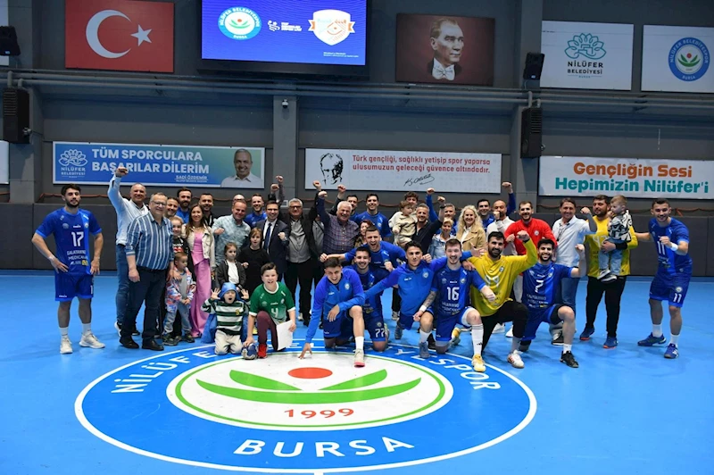 Nilüfer Belediyespor final için avantaj yakaladı