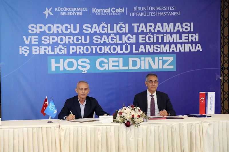SPORCU SAĞLIĞI TARAMASI VE SPORCU SAĞLIĞI EĞİTİMLERİ İŞBİRLİĞİ PROTOKOLÜ’NÜN LANSMANI YAPILDI