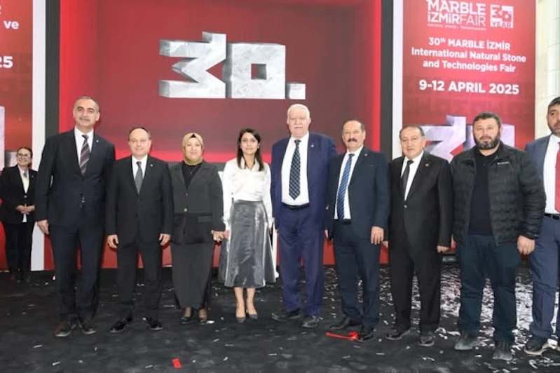 30. İzmir Marble Uluslararası Doğaltaş ve Teknolojileri Fuarı Kapılarını Açtı