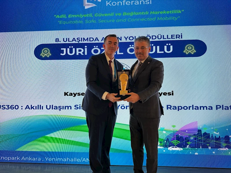 Kayseri Büyükşehir’e “Akıllı Ulaşım Sistemi” İle Jüri Özel Ödülü