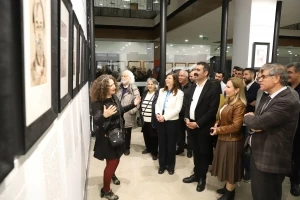 Eş Başkanlar, Felsefe’nin Yüzleri sergisinin açılışına katıldı