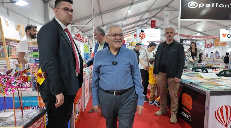 Dolup Taşan Çocuk Kitap Fuarı ve Şenliği’ne Büyükkılıç’tan 2. Gün ziyareti