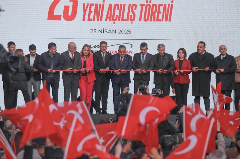 23 Nisan haftasında 23 yeni açılış töreni