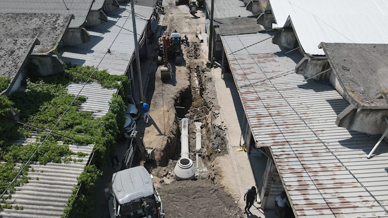 BAŞKAN ERDEM ‘’ALTYAPI ÇALIŞMASI BURSA CADDESİNDE BİTECEK”