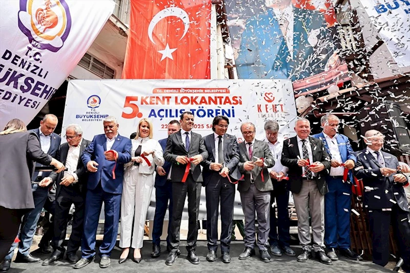 5. Kent Lokantası 800 yıllık Tarihi Kaleiçi Çarşısı’nda açıldı