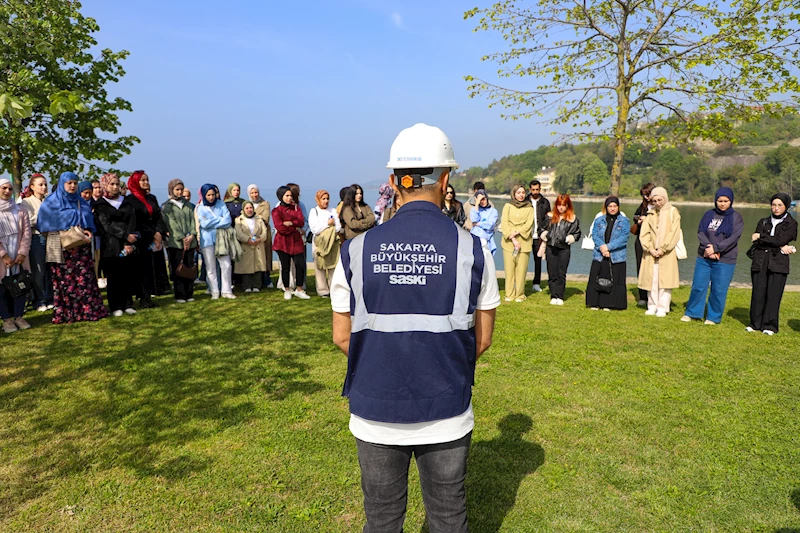 Öğretmen adayları suyun yolculuğuna SASKİ arıtma tesislerinde tanıklık etti