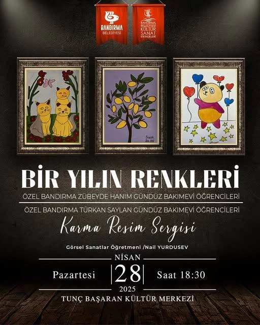 “Her bir fırça darbesi gönüllerden tuvallere yansıyan güzellikleri bizlere anlatır.”