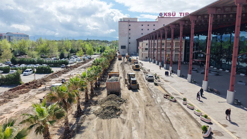Büyükşehir, Üniversite Hastanesinin Yolunu Yeniliyor
