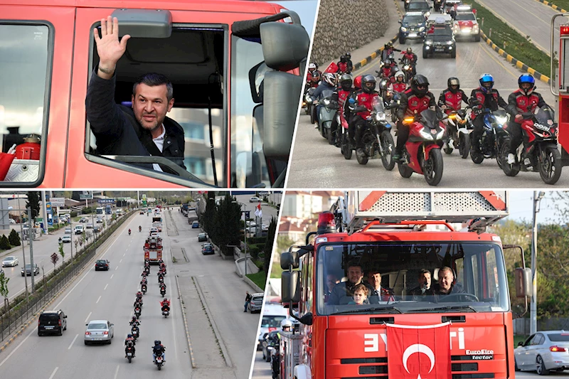 3 Nisan Coşkusu Gerçekleştirilen Konvoyla Tüm Şehri Sardı