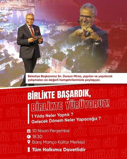Birlikte başardık, birlikte yürüyoruz!