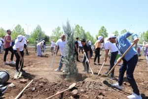 Engelliler fidan dikerek geleceğe nefes oldu