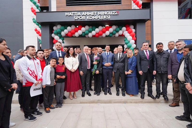 Mattia Ahmet Minguzzi Spor Kompleksi Açıldı