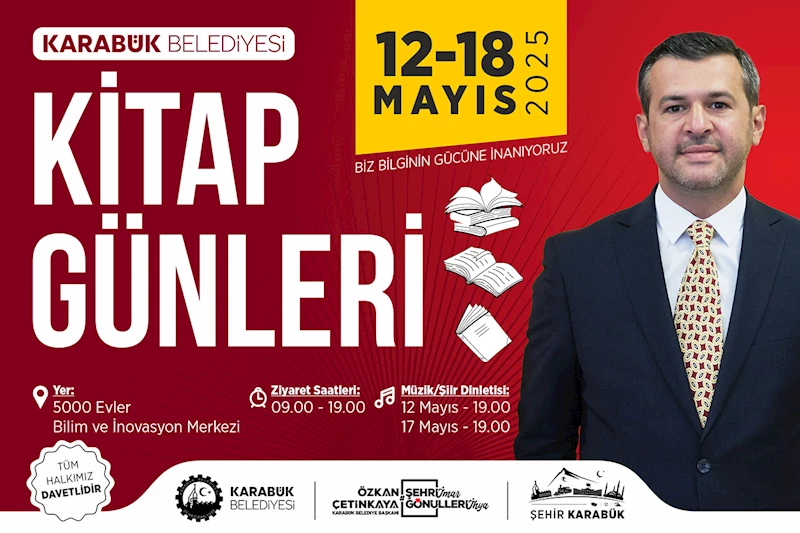 Karabük Belediyesi Kitap Günleri Başlıyor