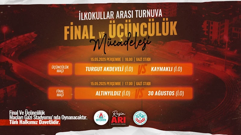 İlkokullar Arası Futbol Turnuvası’nda FİNAL Zamanı