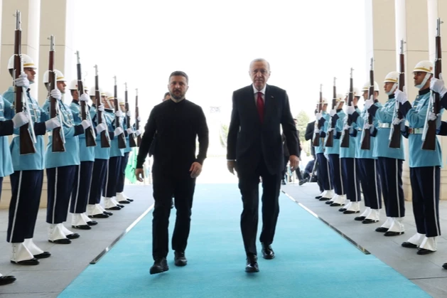 Cumhurbaşkanı Erdoğan, Zelenskiy ile görüştü