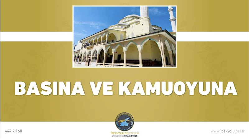 Belediyemiz Tarafından Hz. Ömer Camii’nin Yıkımına İlişkin Açıklama