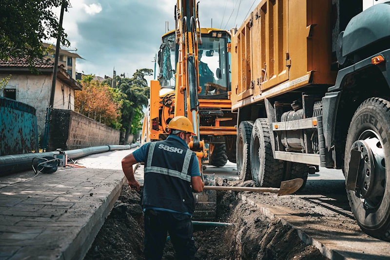Geyve’de yenilenen 2 bin 500 metrelik hat ile su kayıpları önleniyor
