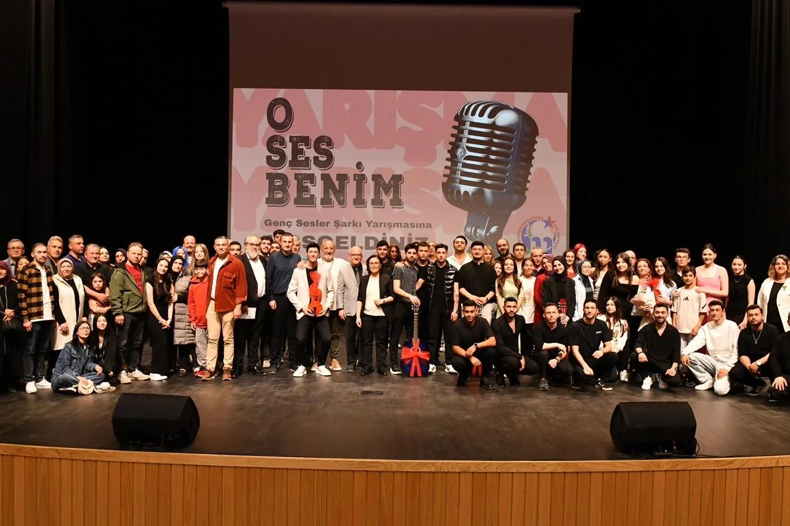 Bursa Mustafakemalpaşalı gençler “O Ses Benim” sahnesinde buluştu
