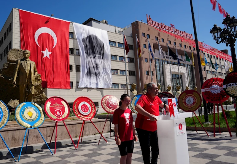 Keçiören’de 19 Mayıs coşkusu yaşanıyor