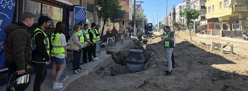 ÇOMÜ Öğrencileri Altyapı Çalışmalarını İnceledi