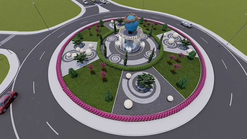 Büyükşehir şehrin misafirlerini renkli ve estetik bir görüntüyle karşılayacak