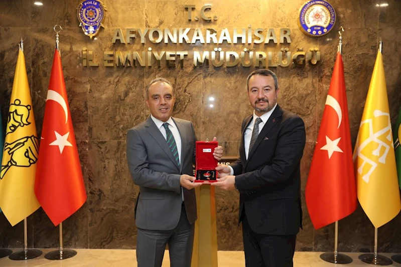 Başkan Öztaş’tan İl Emniyet Müdürü Erol’a Hayırlı Olsun Ziyareti