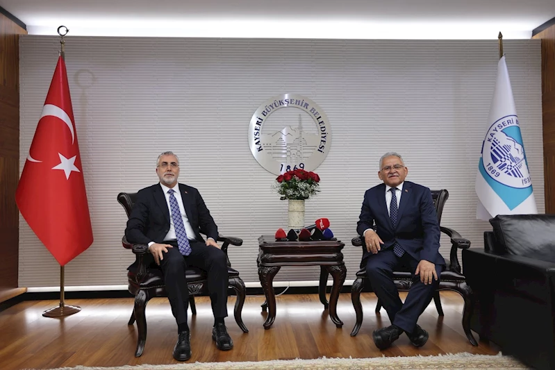 Çalışma ve Sosyal Güvenlik Bakanı Işıkhan’dan Başkan Büyükkılıç’a Ziyaret