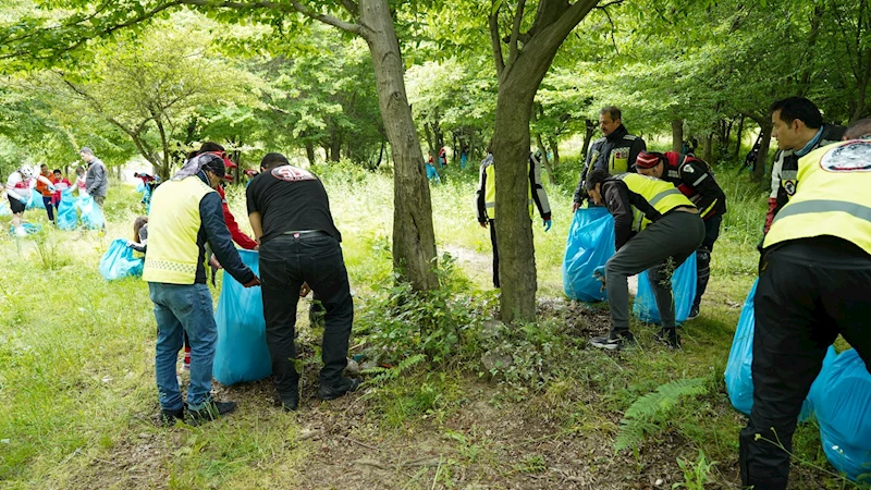 Eyüpsultan köylerinden doğaya güçlü mesaj “Ateş Yakma, Çöp Atma!”