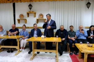 Belediye Başkanımız Sn. Bekir Aksun, TİMBİR heyeti ile bir araya geldi.