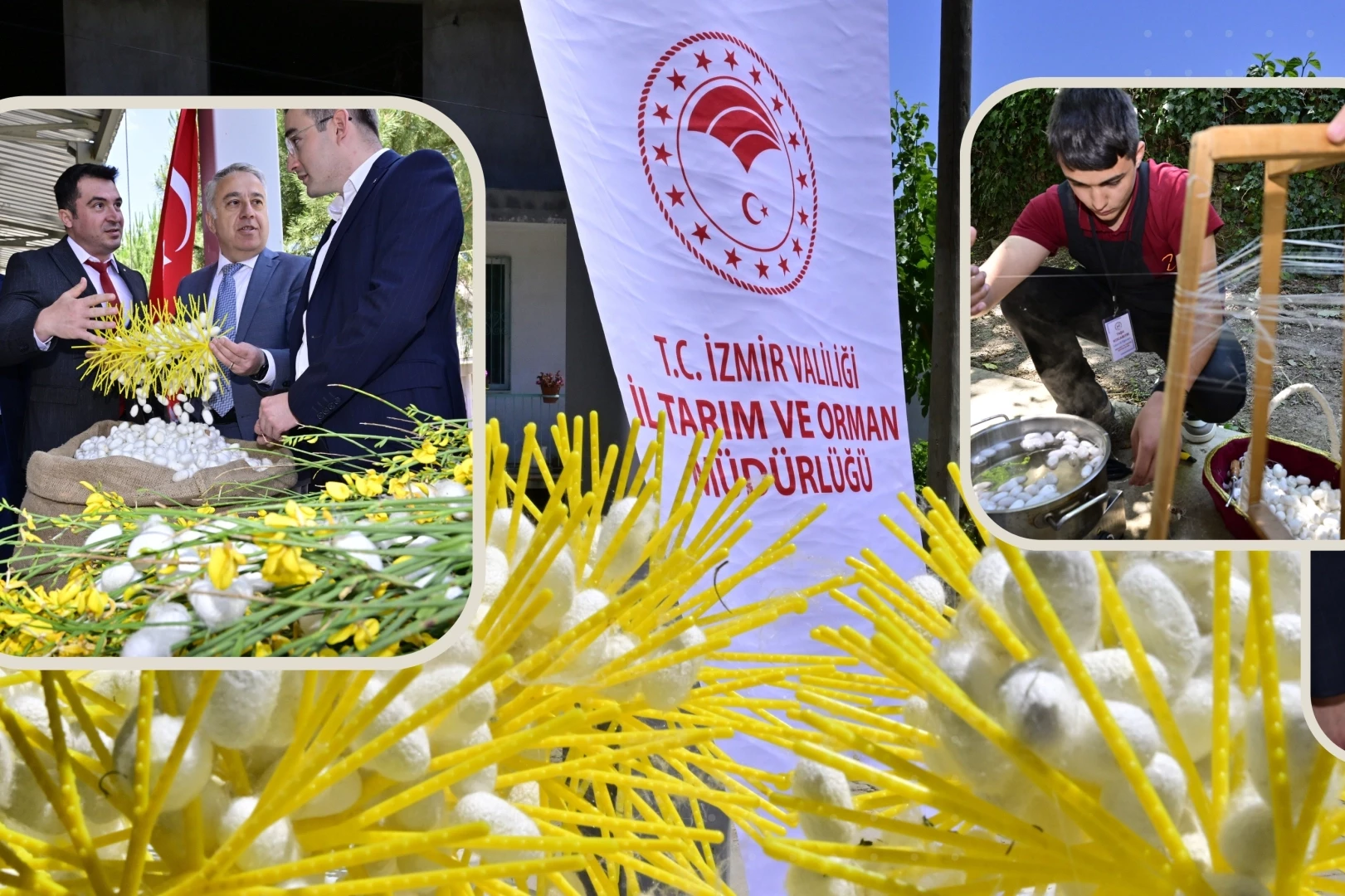 İzmir Beydağ’da Koza Hasat Festivali coşkuyla kutlandı!