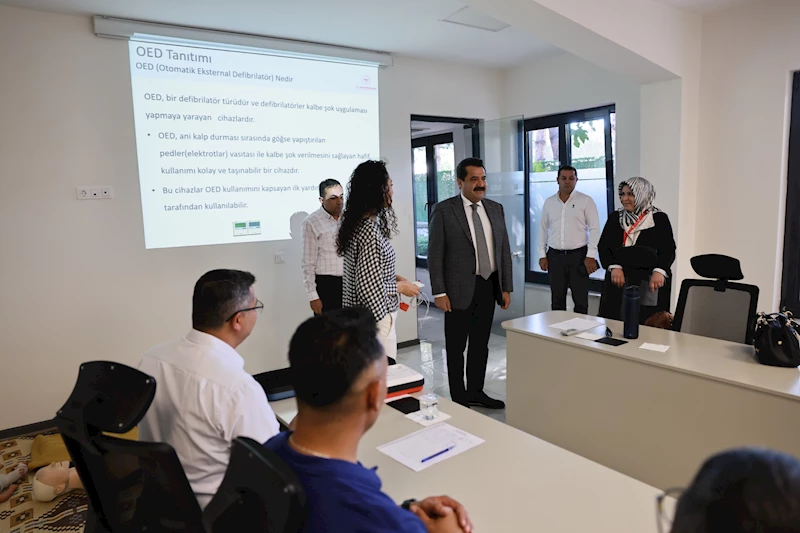 İLK YARDIM EĞİTİMİ DÜZENLENDİ