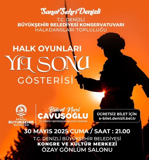 Büyükşehir Halk Dansları Topluluğu final gösterisi yapacak