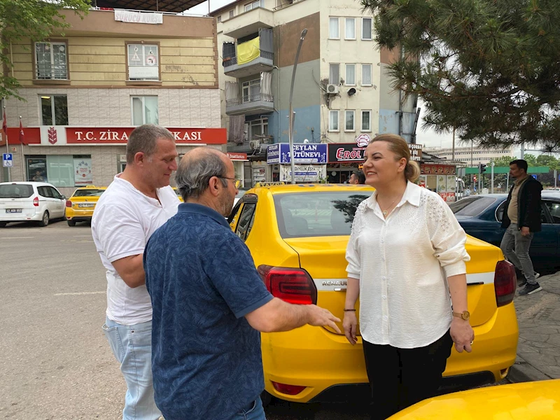 FATMA BAŞKAN’DAN SABAHIN İLK IŞIKLARINDA EMEKÇİLERE ZİYARET