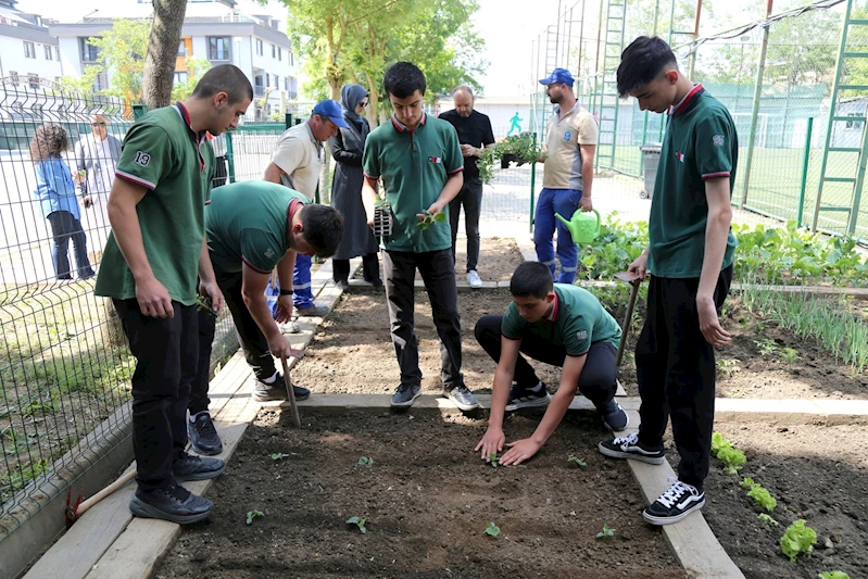 Eyüpsultanlı öğrenciler toprakla buluşuyor: Okullara hobi bahçeleri kuruluyor