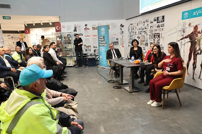 Nilüfer’de Sağlık söyleşisinde işçi sağlığı ve astım konuşuldu