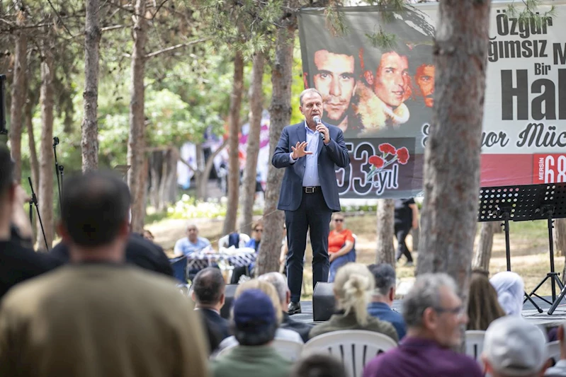 Üç Fidan, İdam Edilişlerinin 53. Yılında Mersin’de Anıldı