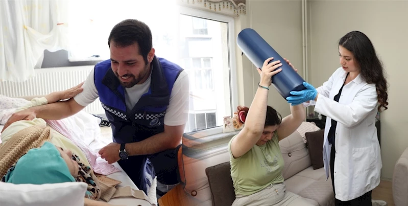 EVDE SAĞLIK VE DESTEK HİZMETİ, YAŞAMLARA DOKUNUYOR