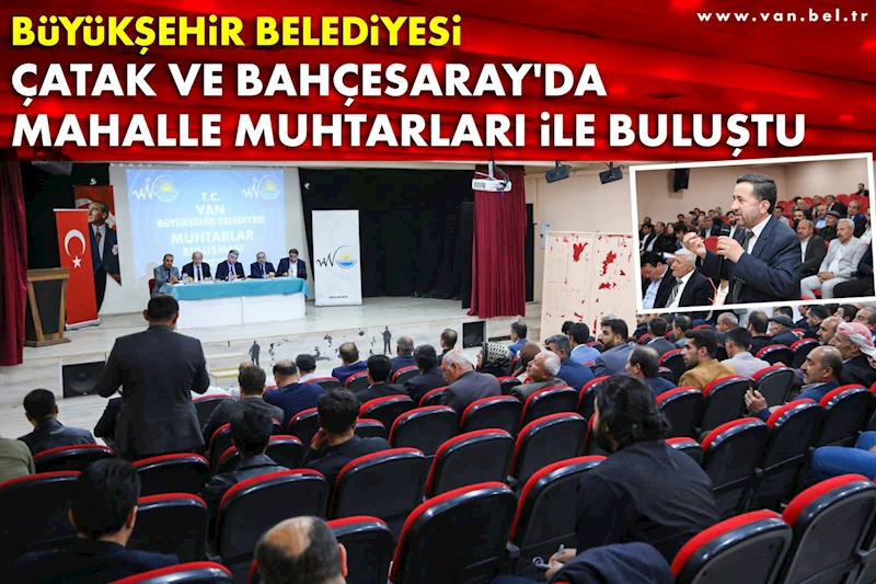 BÜYÜKŞEHİR BELEDİYESİ ÇATAK VE BAHÇESARAY