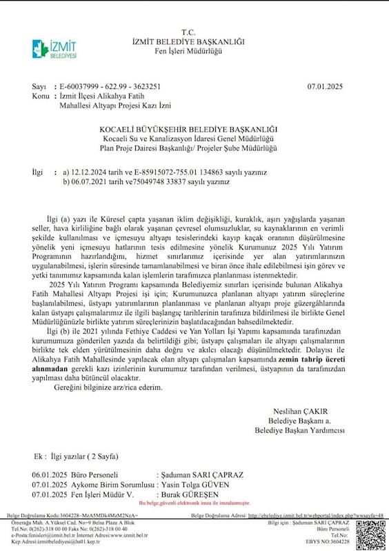 FATMA BAŞKAN, İSU’NUN YANLIŞ BİLGİLENDİRMESİNE KARŞIN BELGELERİ PAYLAŞTI