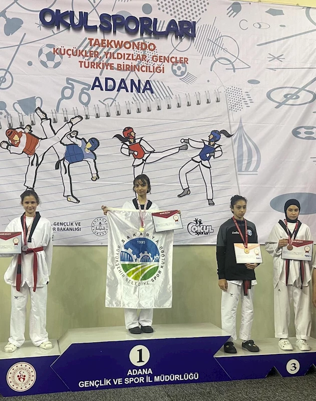 Sakarya’nın gururu Ecrin Yılmaz Türkiye şampiyonu oldu