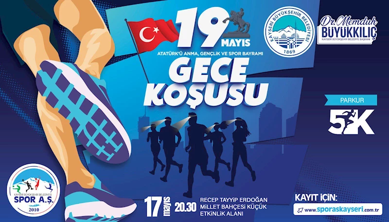Büyükşehir Spor A.Ş.’den 19 Mayıs Gece Koşusu