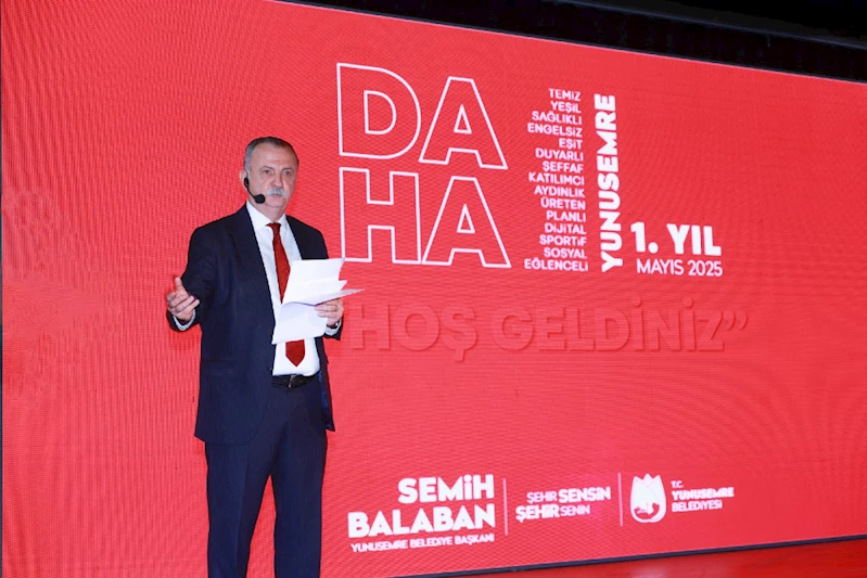 BAŞKAN BALABAN 14 AYLIK ÇALIŞMALARINI ANLATTI