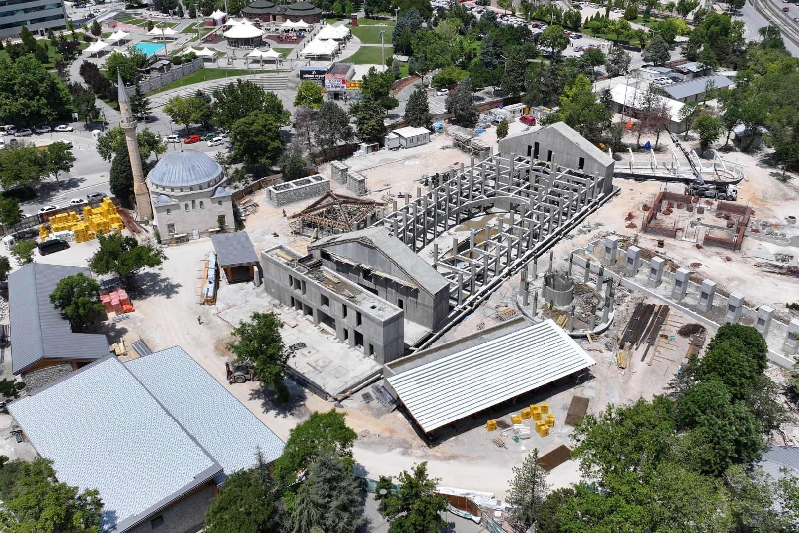 Konya’da sıfır karbon Şehir Kütüphanesi yükseliyor